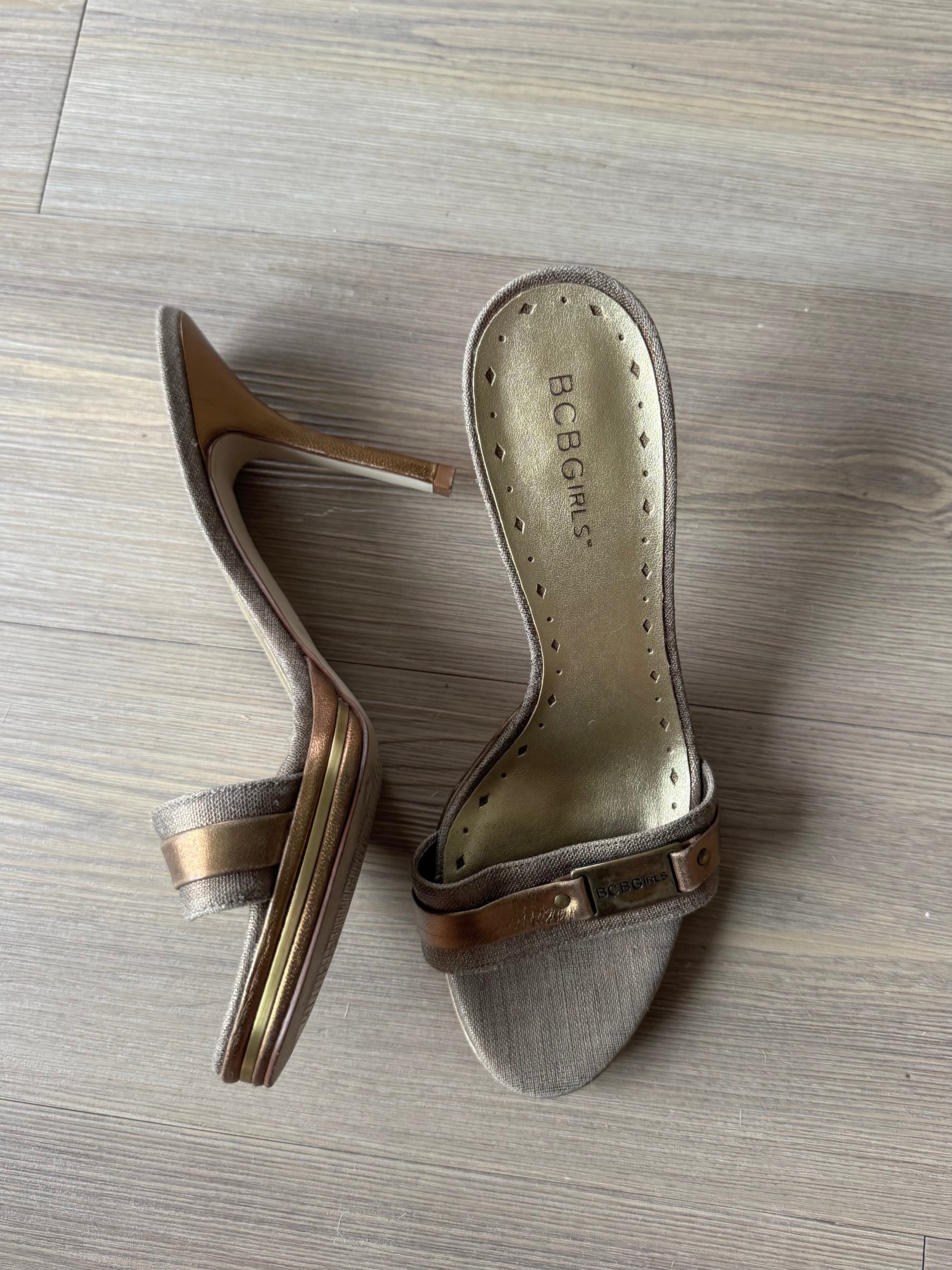 BCBGirls Metallic Heels (8)