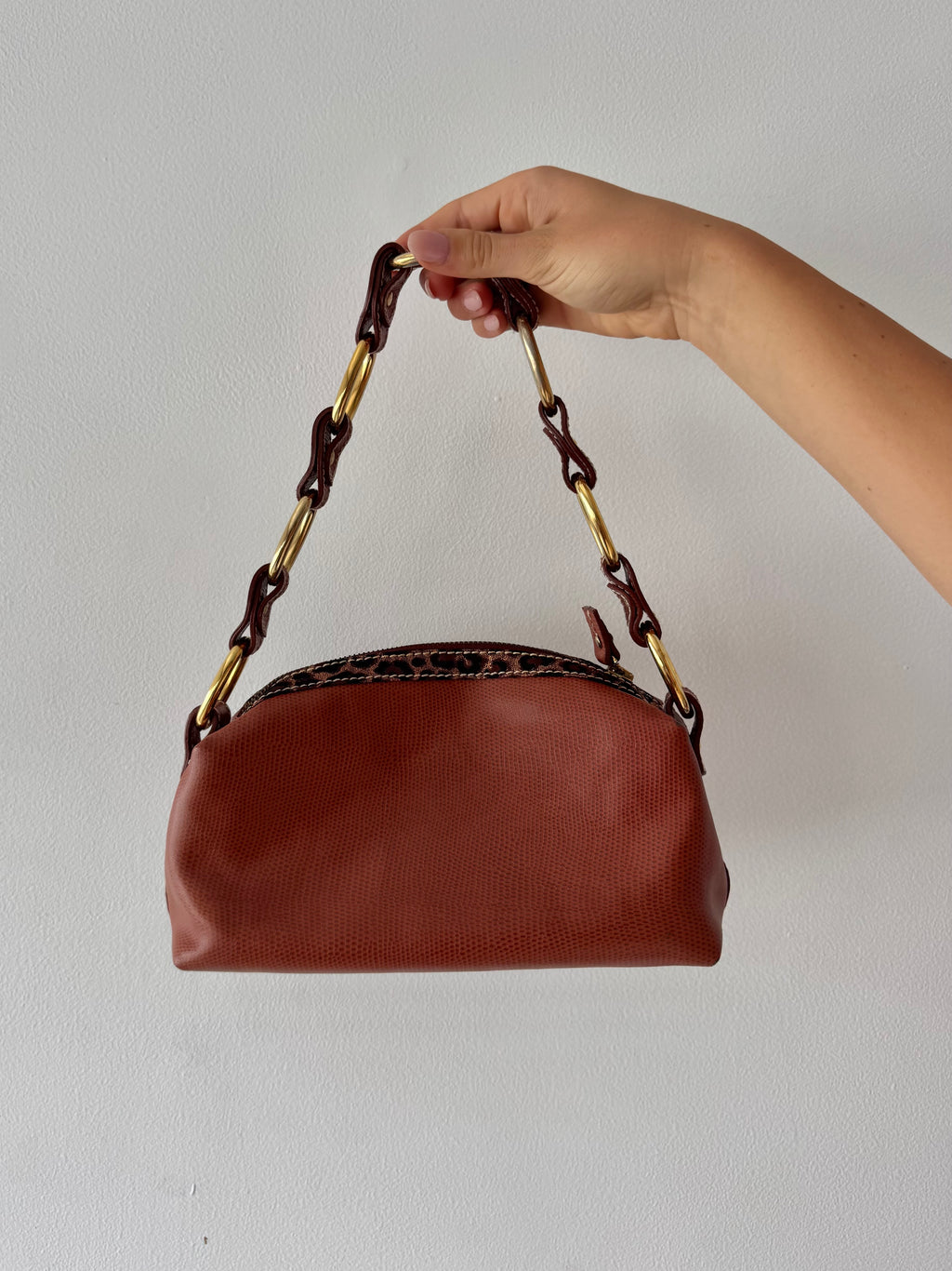 Dolce & Gabbana Red Leather Shoulder Bag