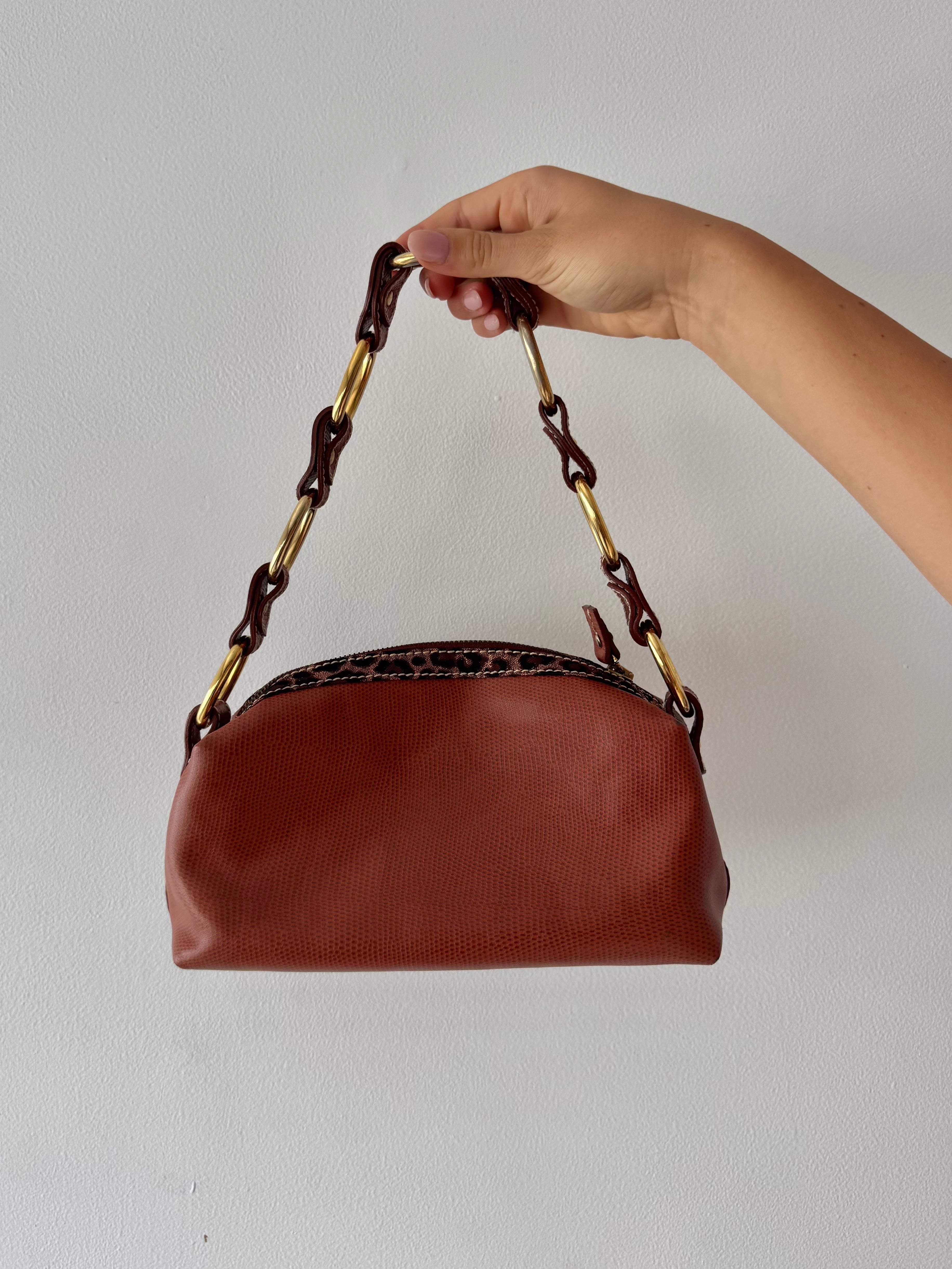 Dolce & Gabbana Red Leather Shoulder Bag