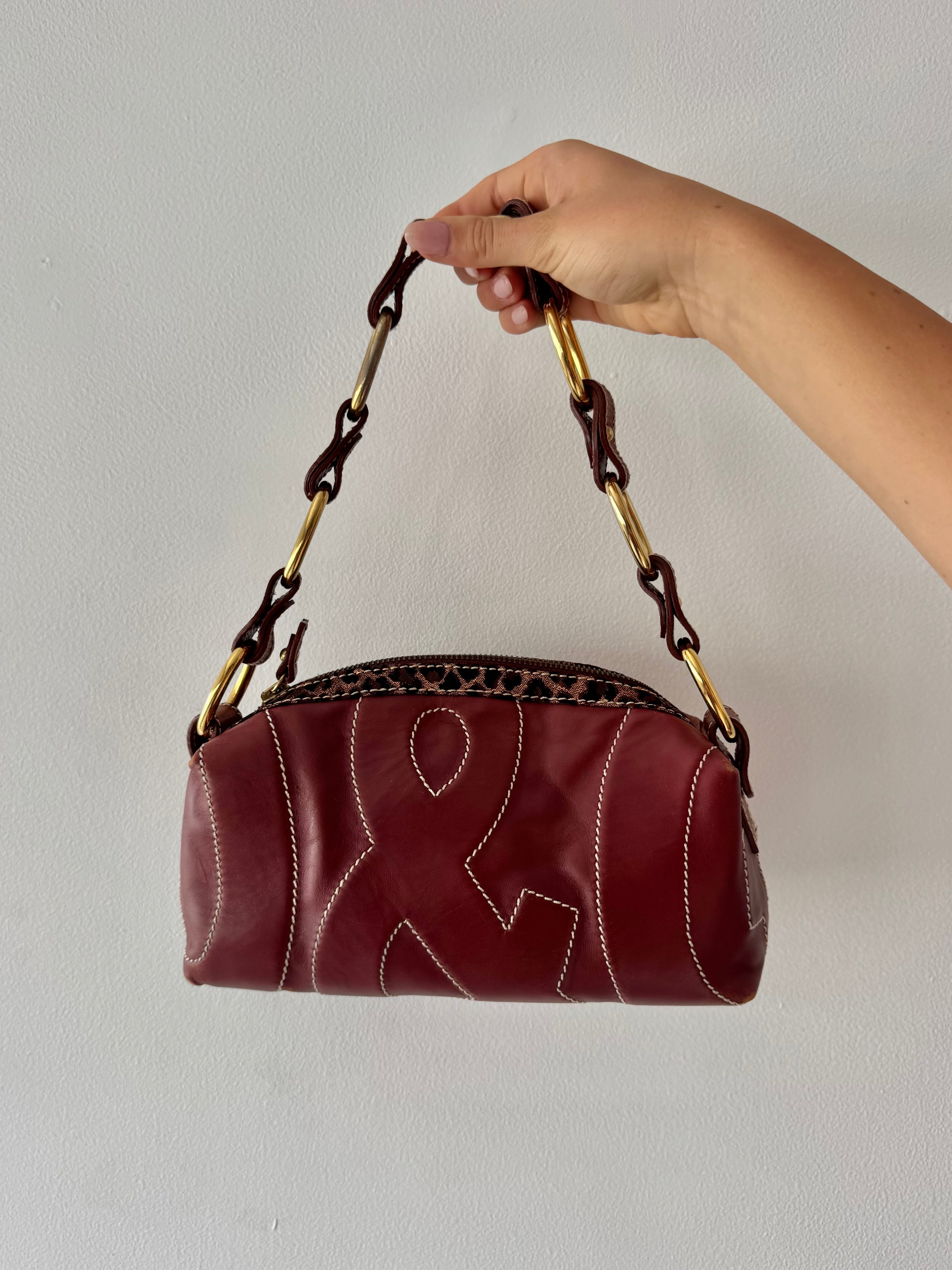 Dolce & Gabbana Red Leather Shoulder Bag