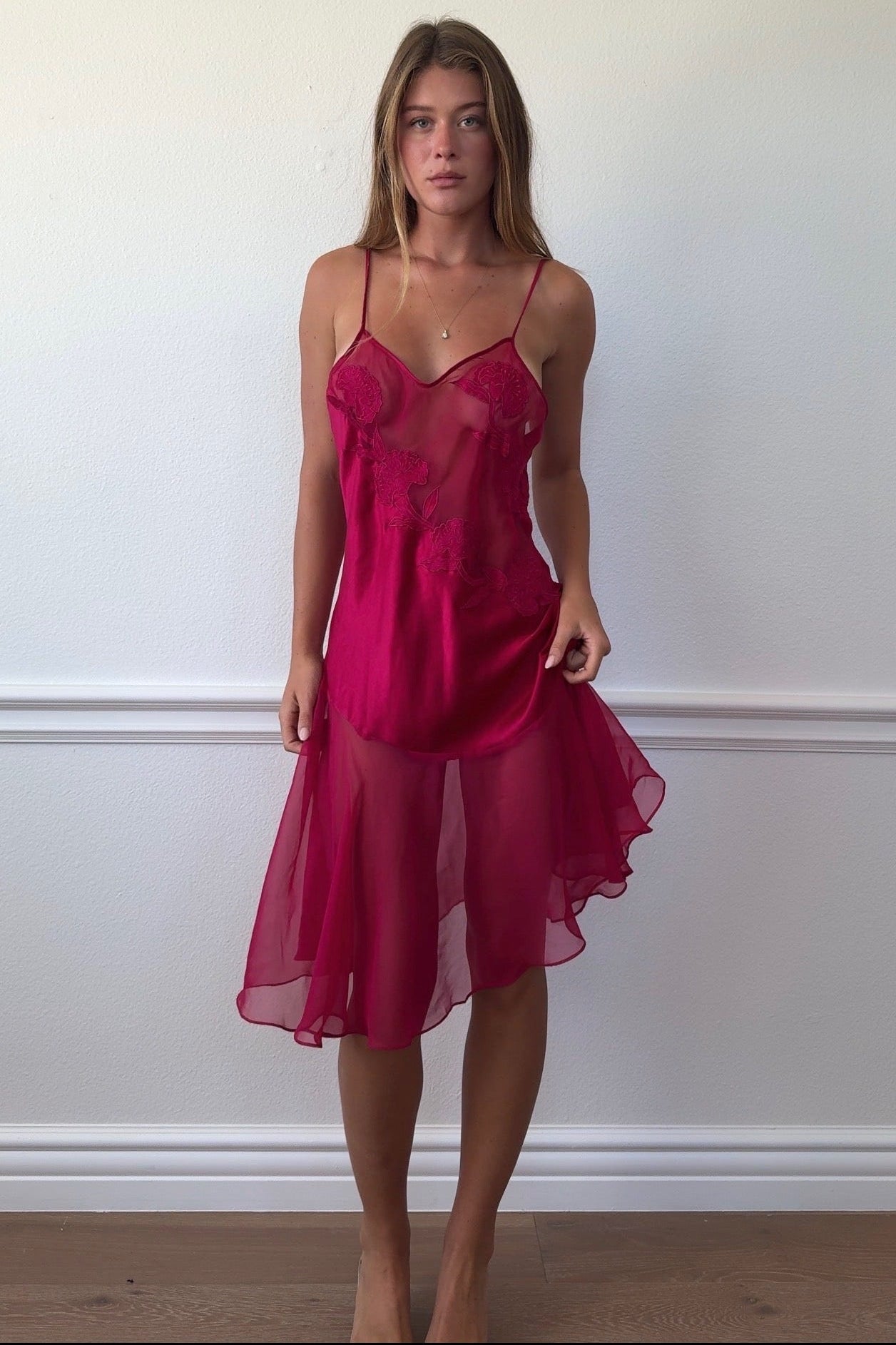 Victorias Secret Gold Label Sheer Dress