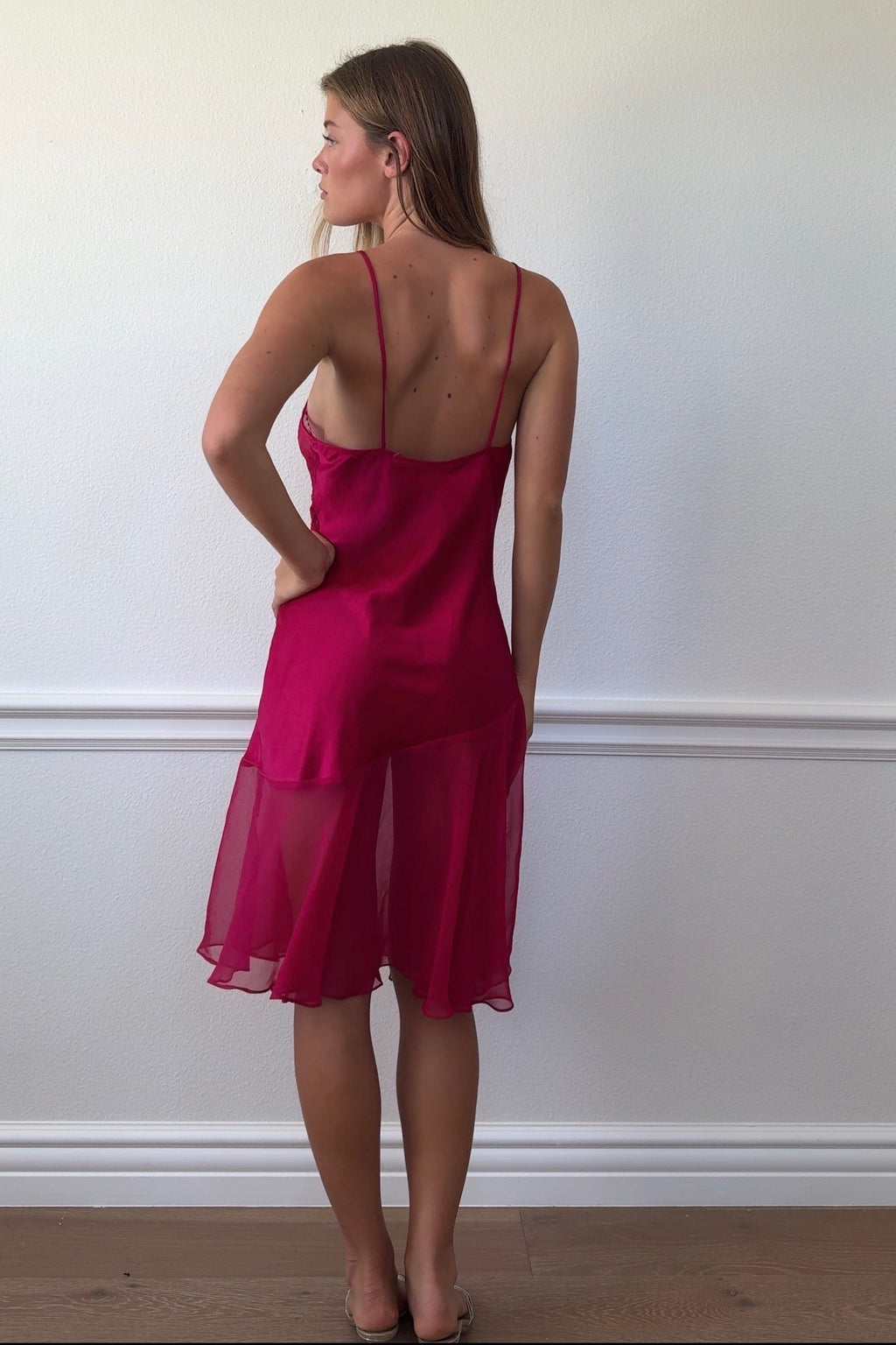Victorias Secret Gold Label Sheer Dress
