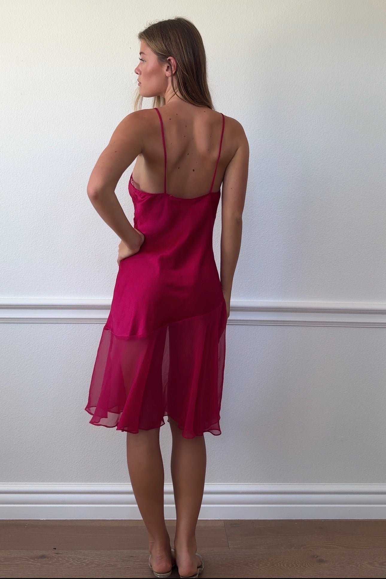 Victorias Secret Gold Label Sheer Dress