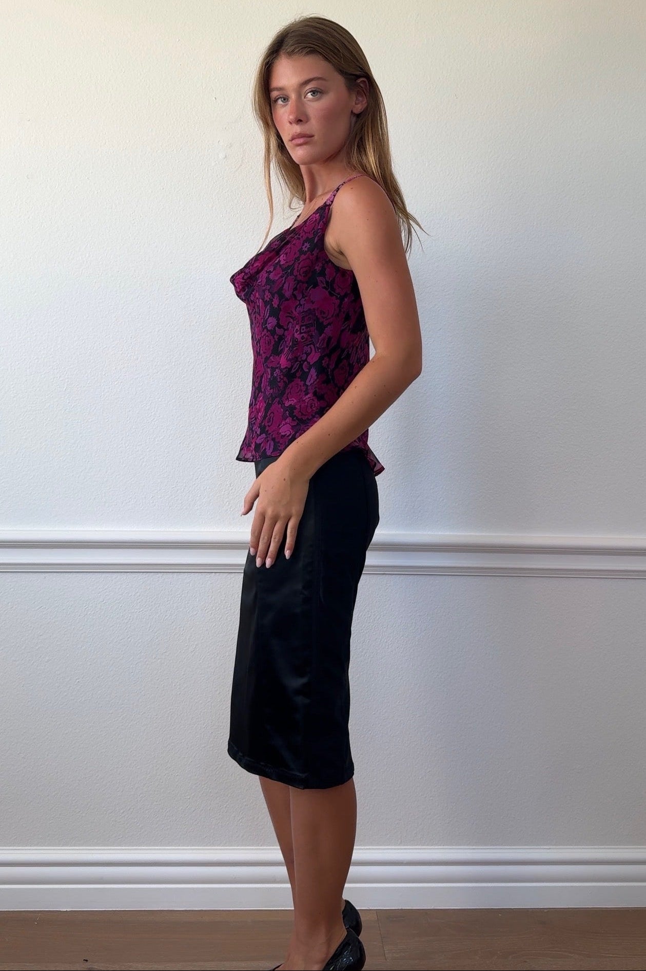Ice Embellished 100% Silk Top