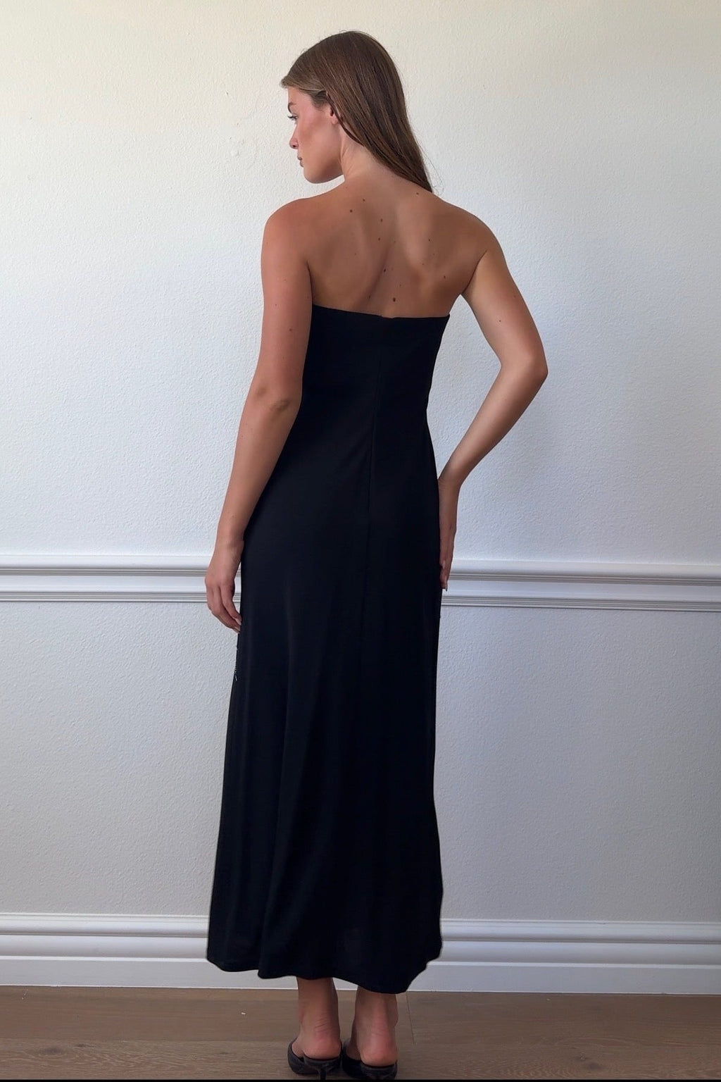 Cache Strapless Beaded Dress
