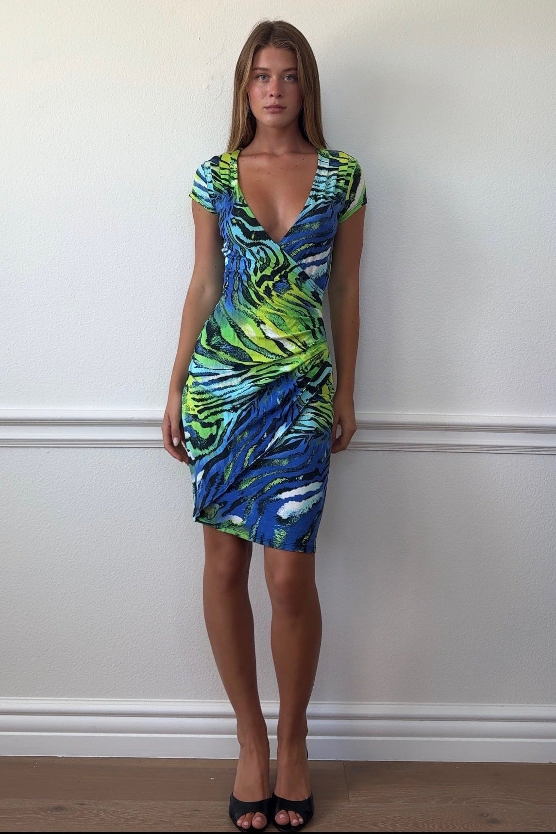 Cache Exotic Print Bodycon Dress