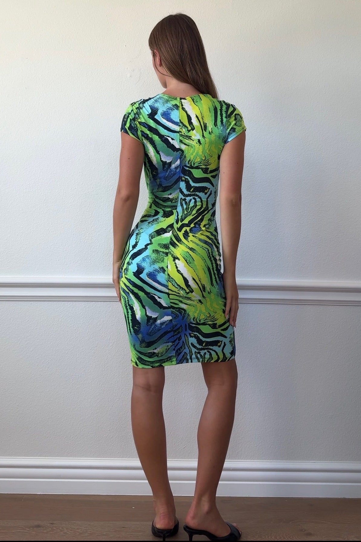 Cache Exotic Print Bodycon Dress