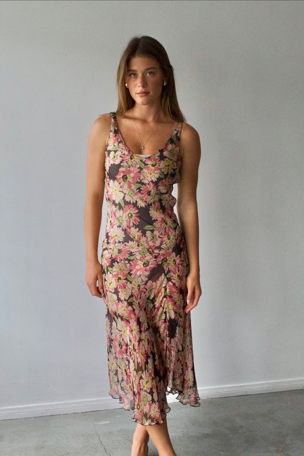 Bluemarine Anna Molinari Floral Dress