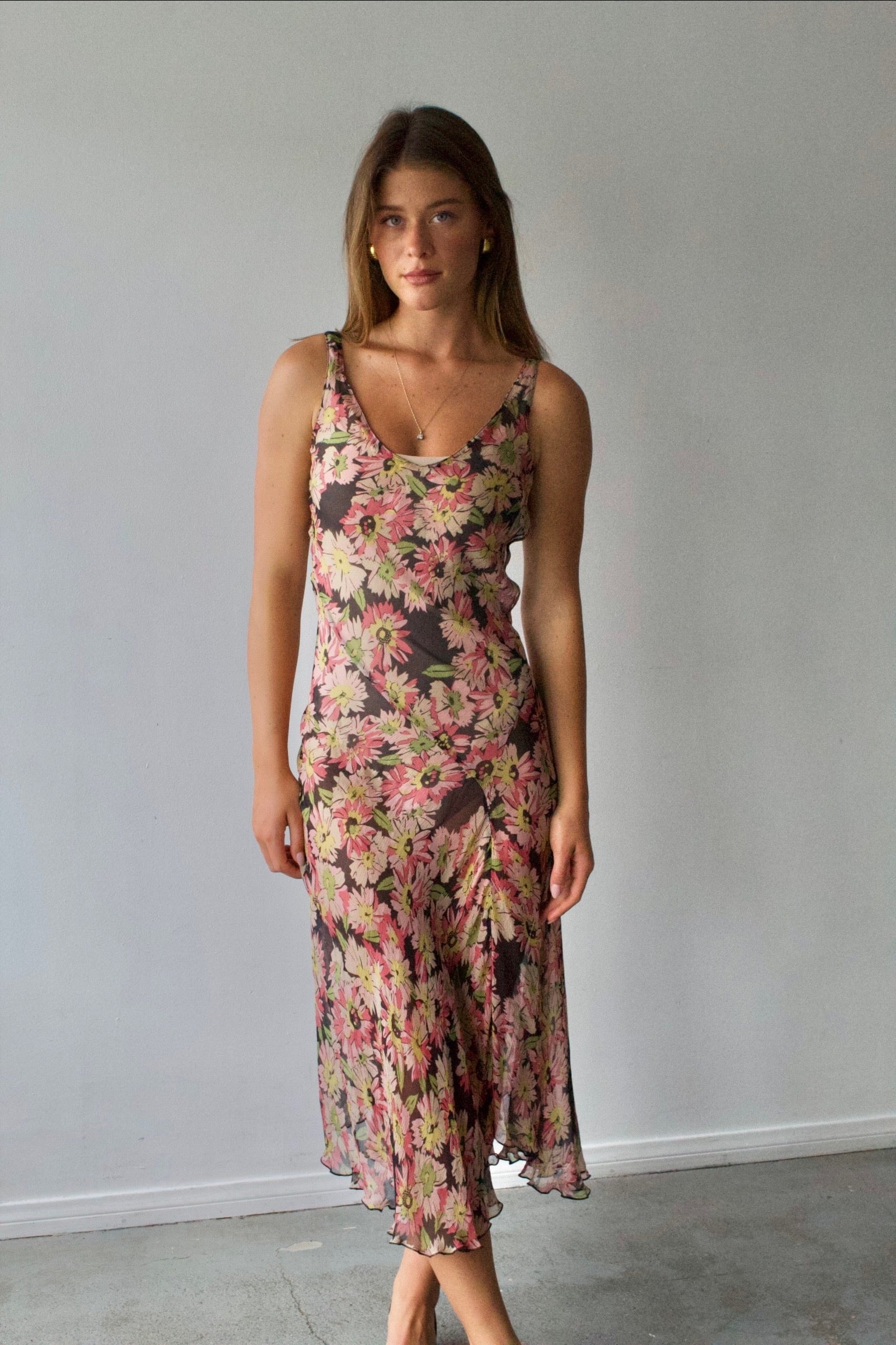 Bluemarine Anna Molinari Floral Dress