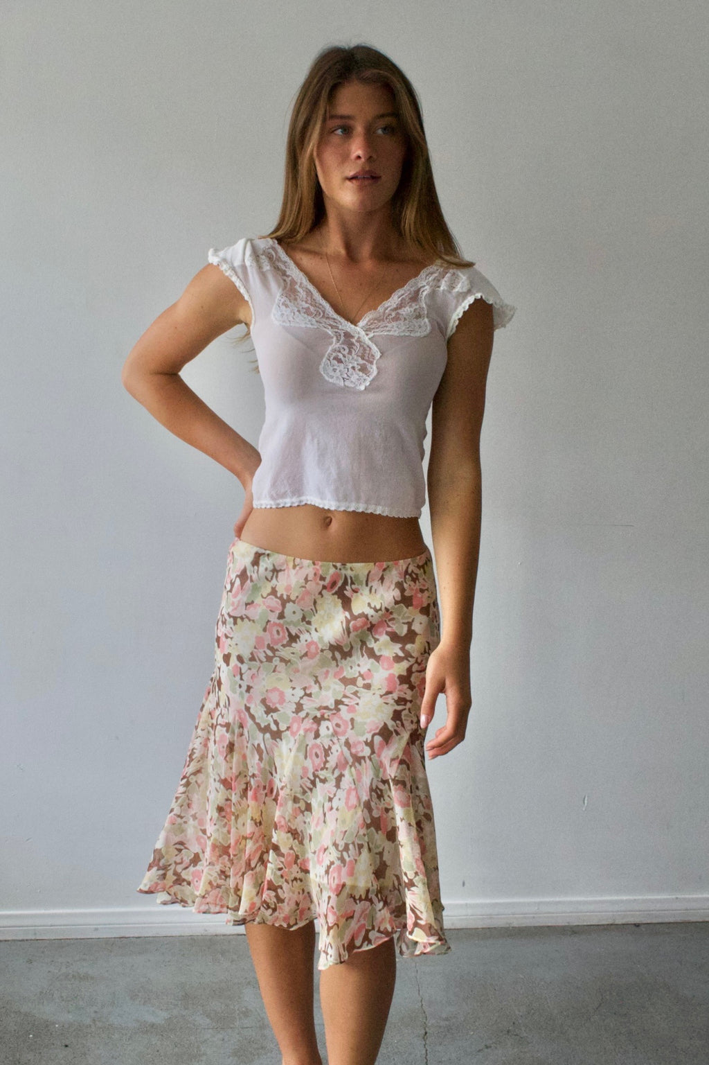 Ralph Lauren Floral Midi Skirt