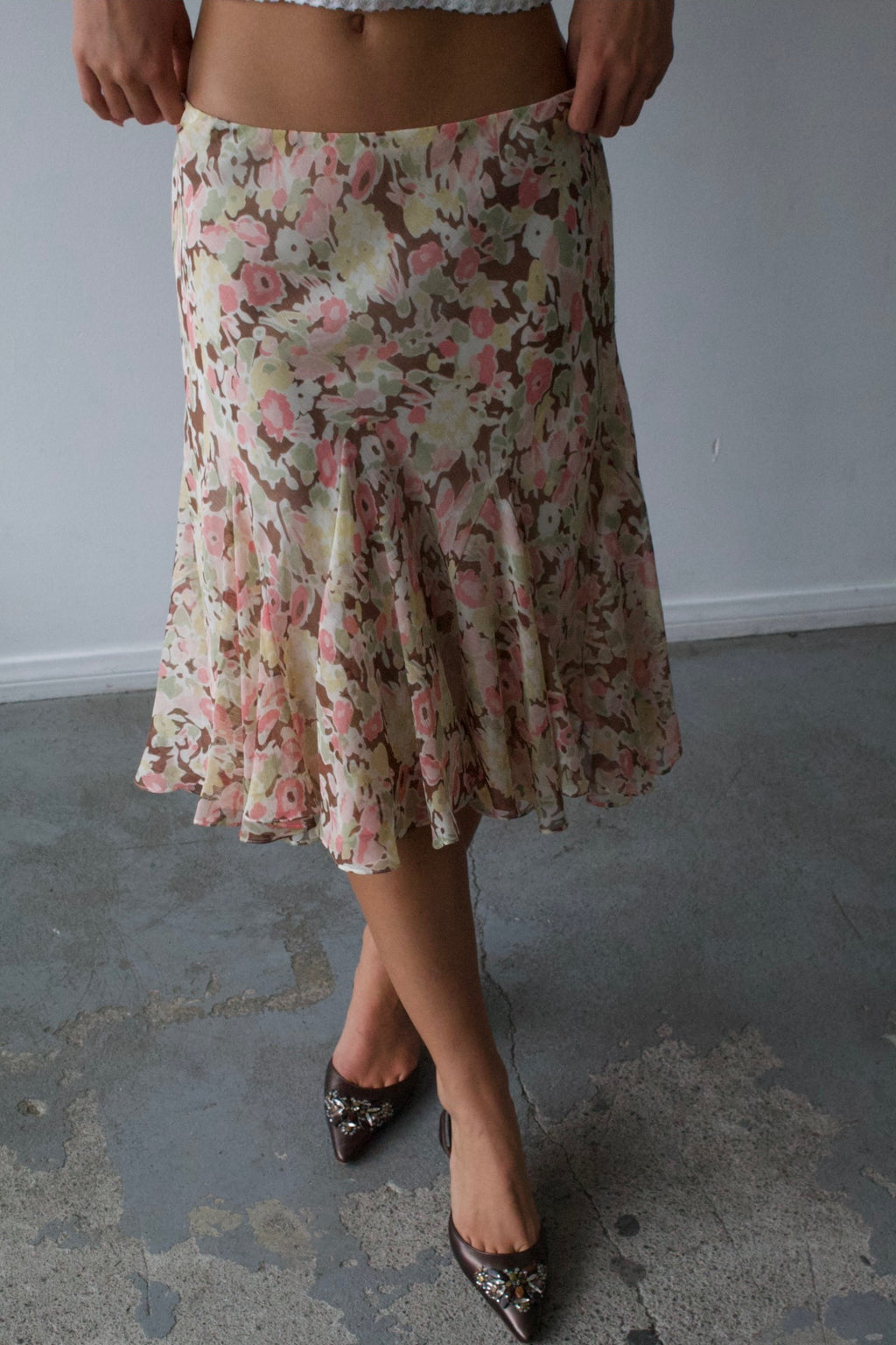 Ralph Lauren Floral Midi Skirt