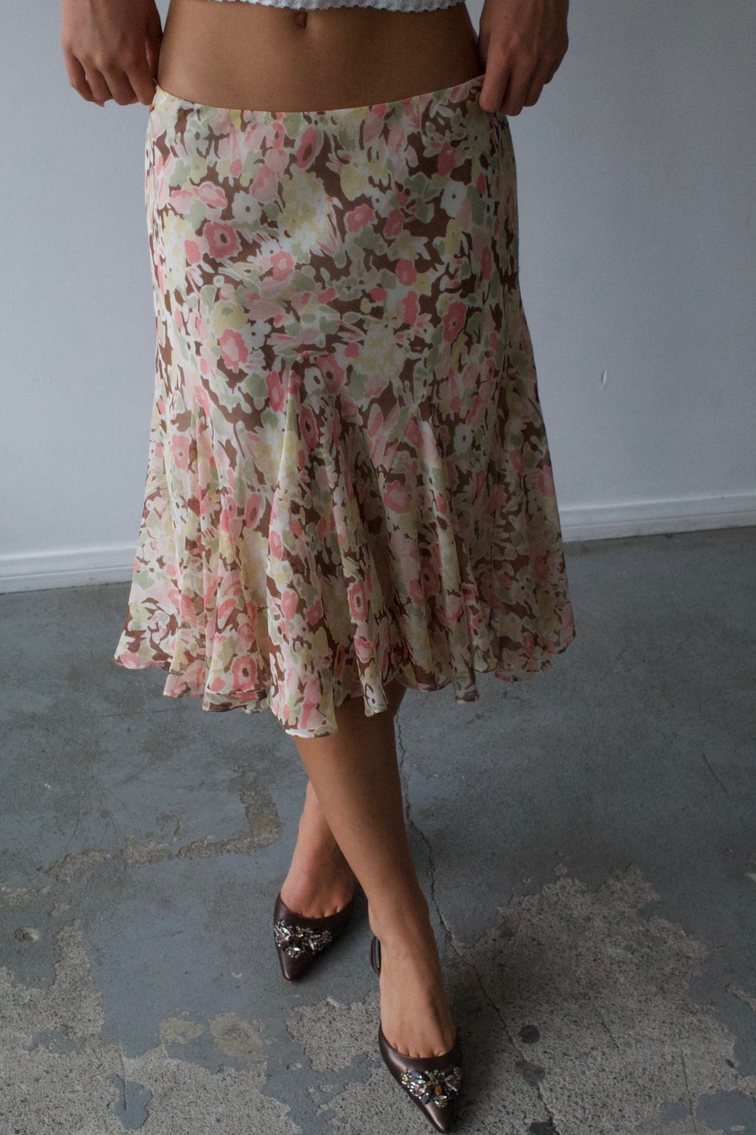Ralph Lauren Floral Midi Skirt