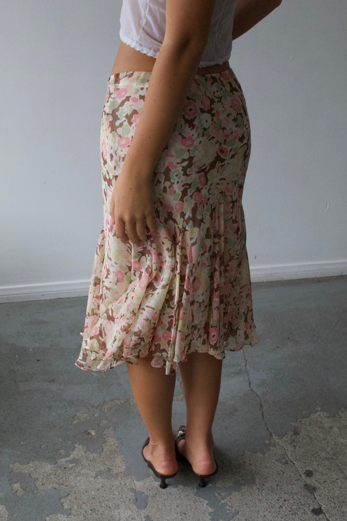 Ralph Lauren Floral Midi Skirt