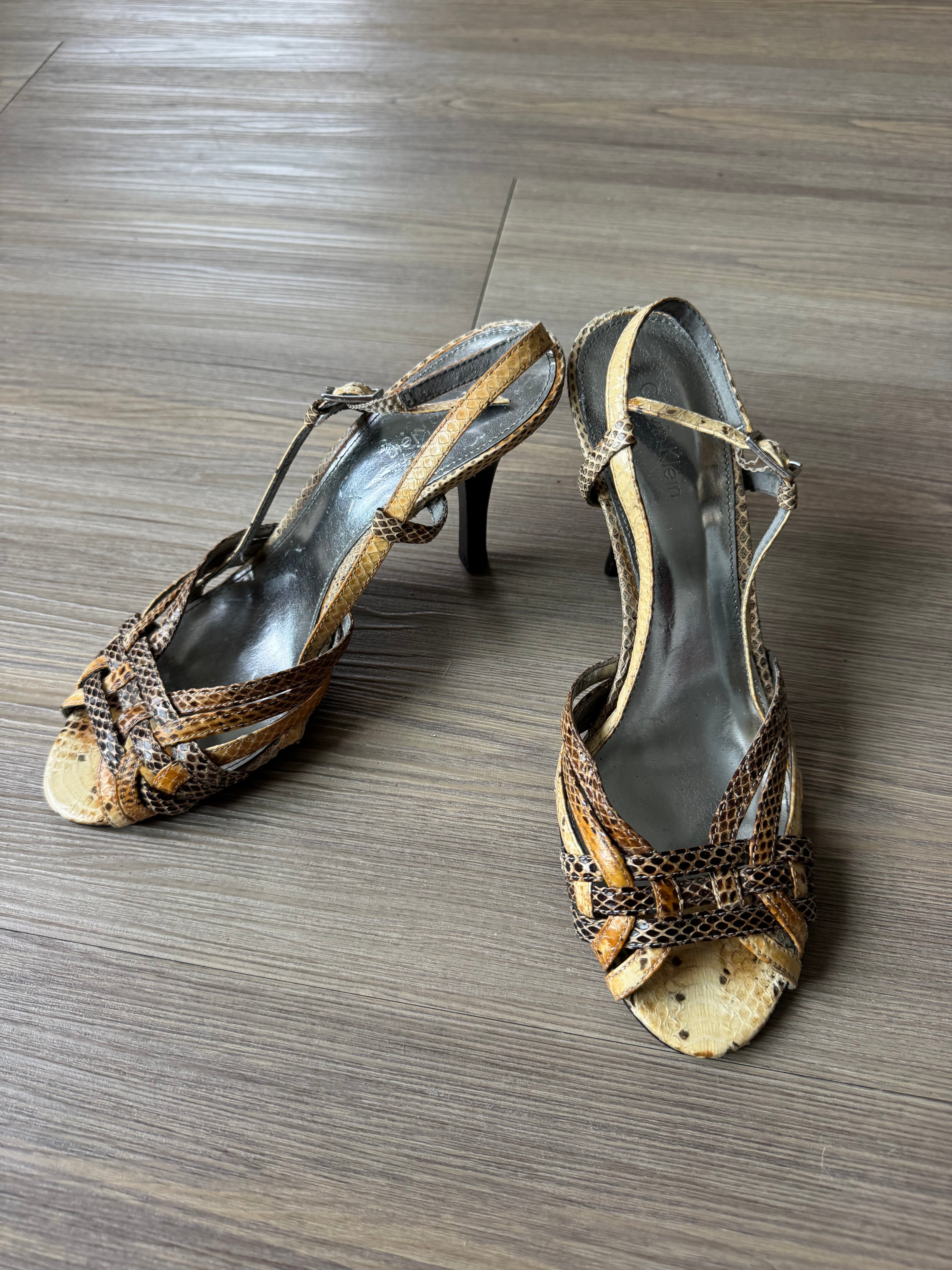 Calvin Klein Python Heels (7)