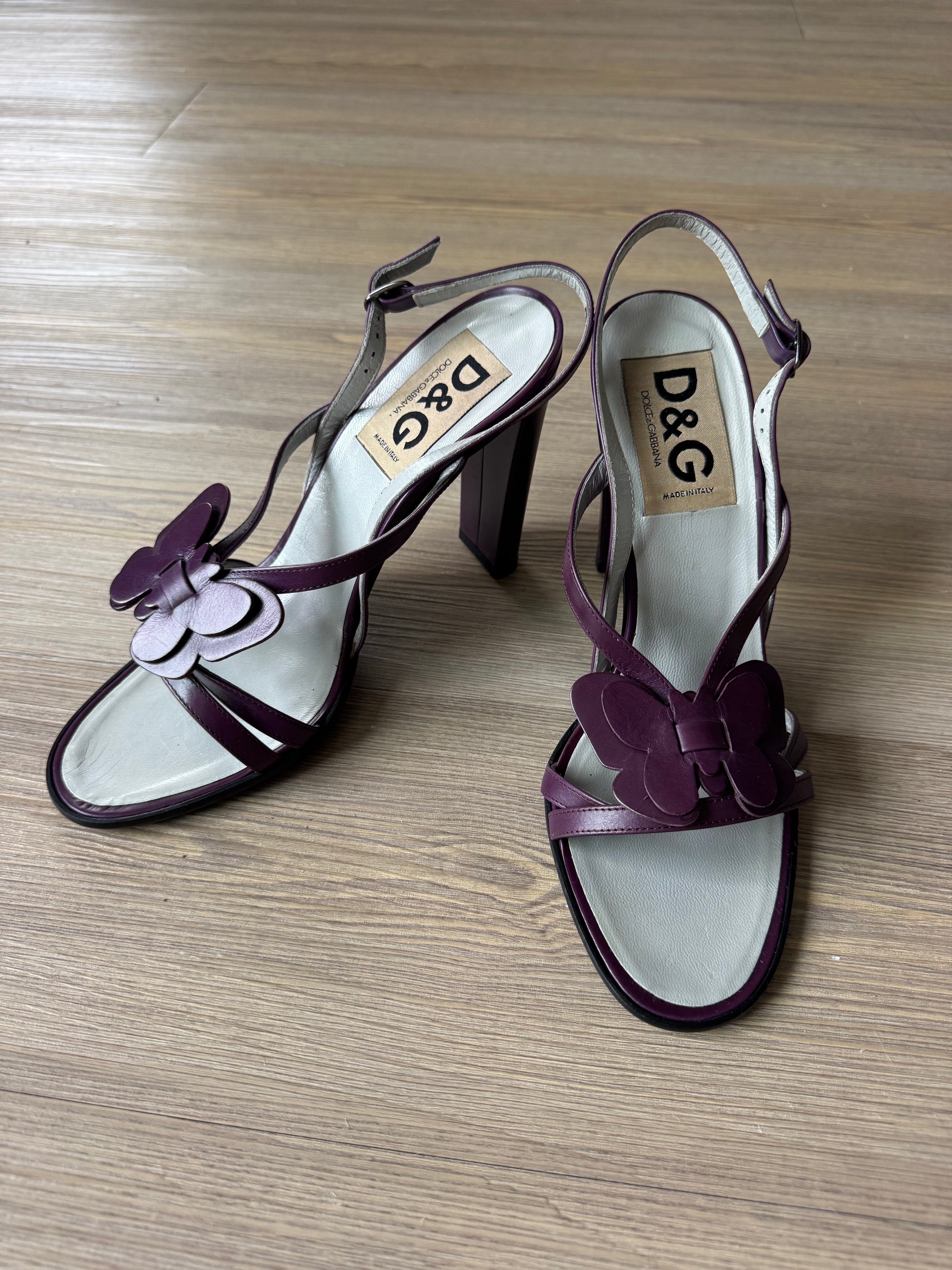 SS 1998 Dolce & Gabbana Butterfly Heels (39)