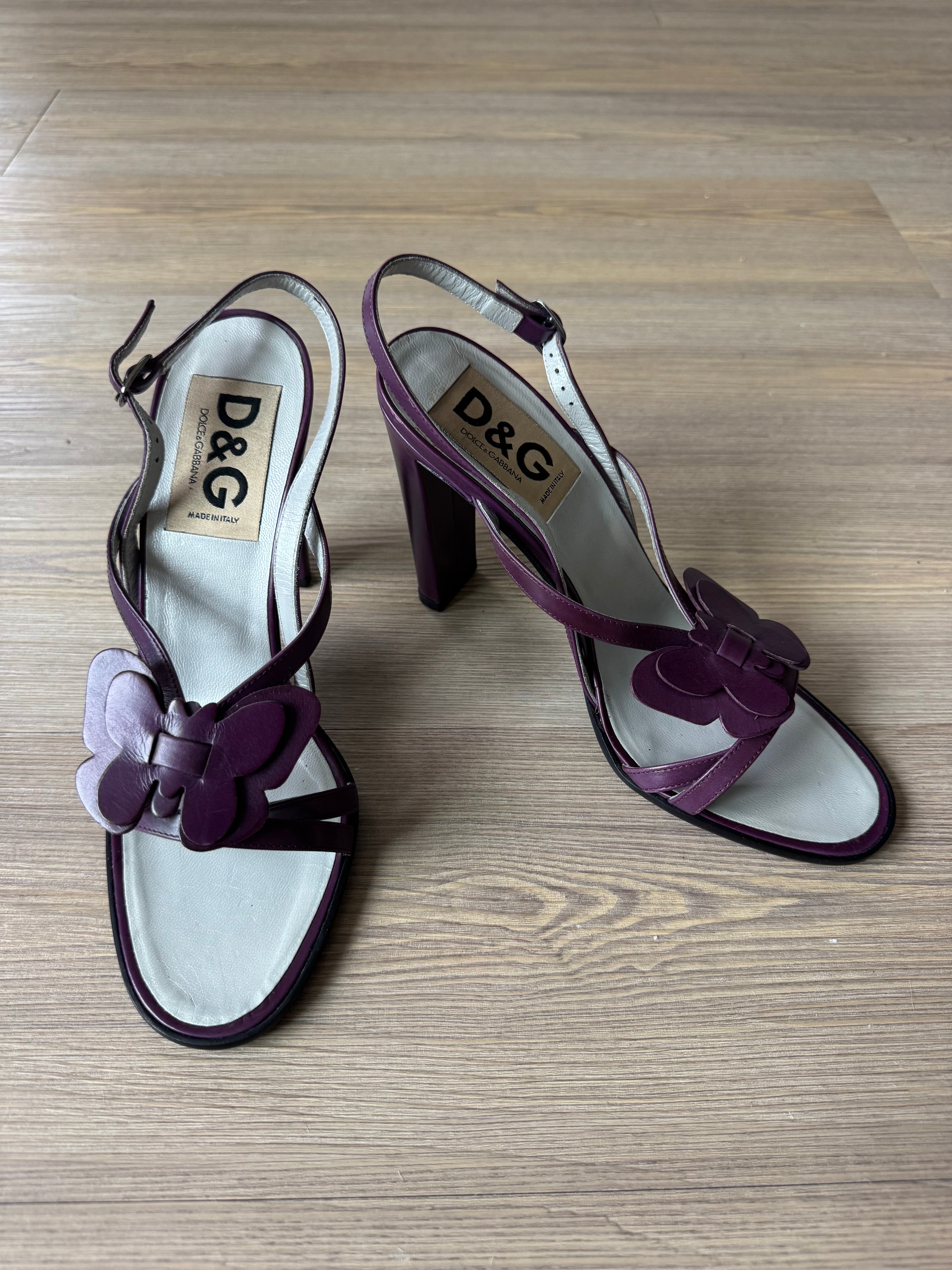 SS 1998 Dolce & Gabbana Butterfly Heels (39)