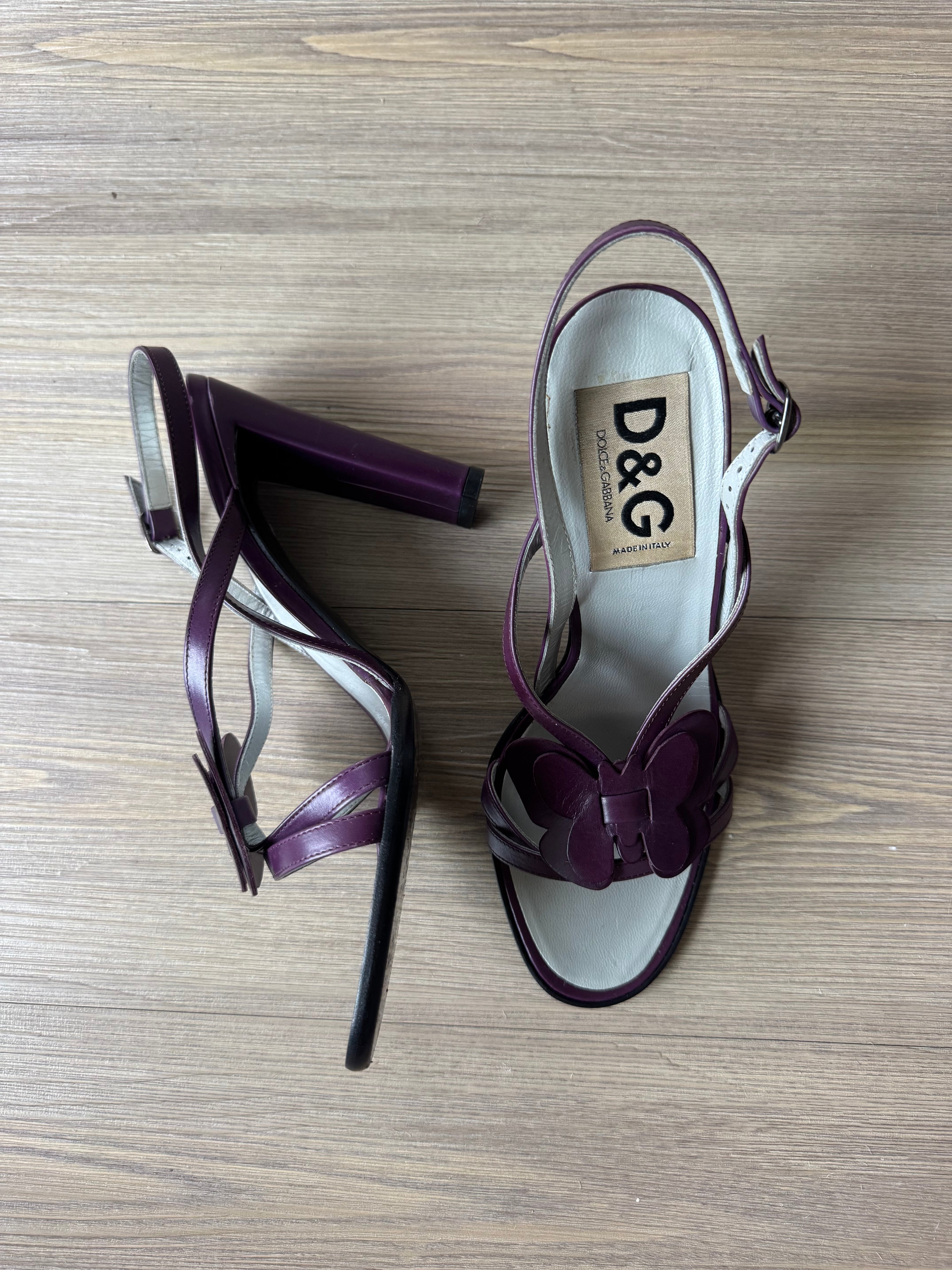 SS 1998 Dolce & Gabbana Butterfly Heels (39)