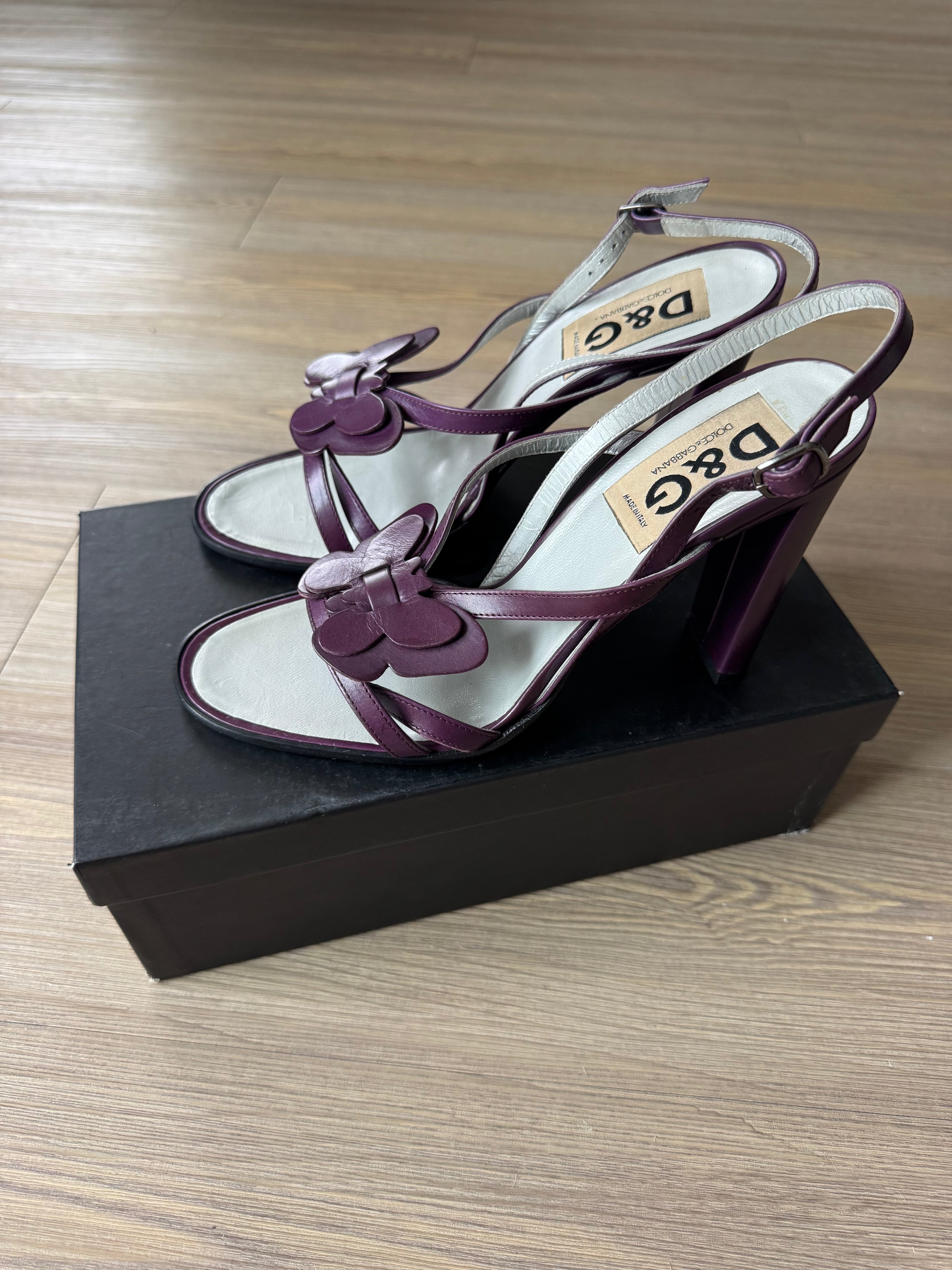 SS 1998 Dolce & Gabbana Butterfly Heels (39)