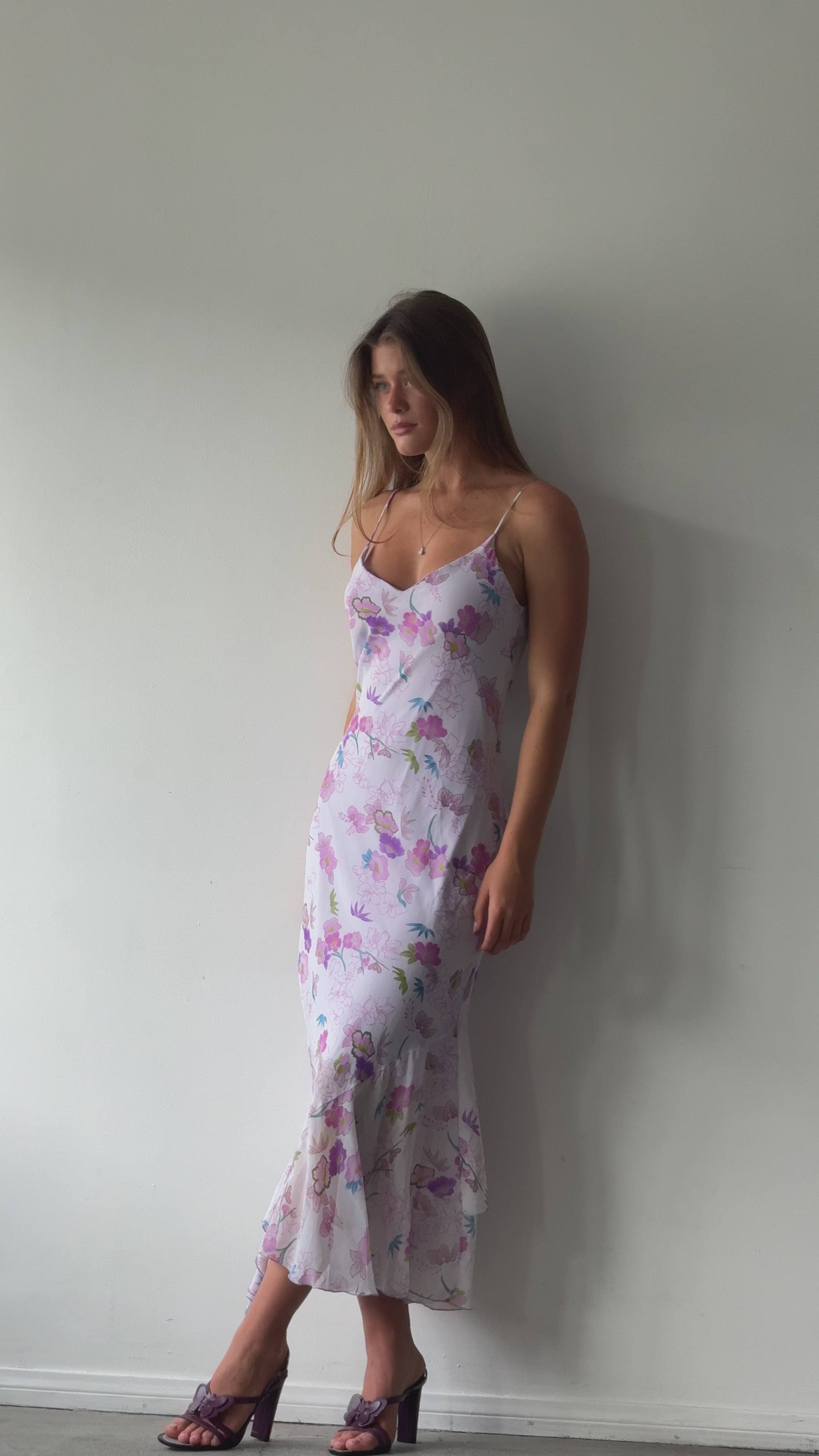 Purple Floral Dress by Emily D